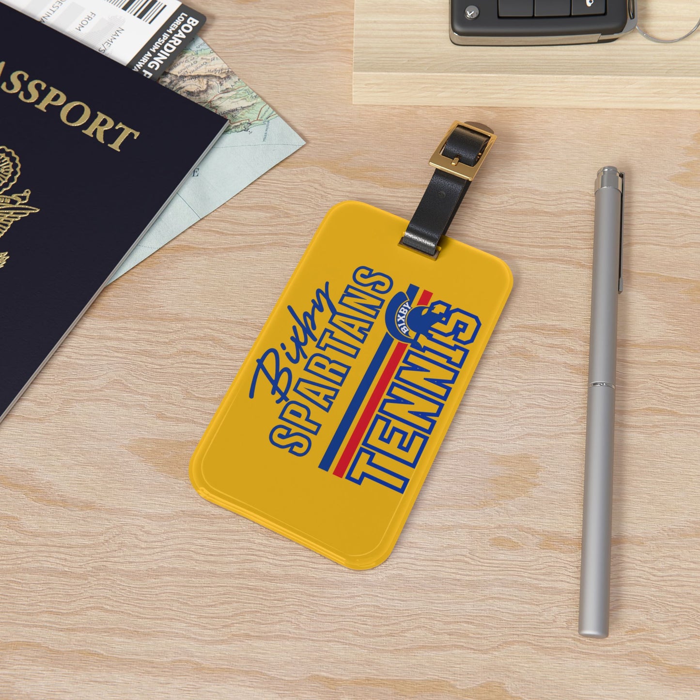 Personalized Spartan Acrylic Luggage Tag