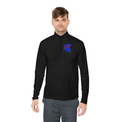 Spartan Blue Logo Sport-Tek Quarter-Zip Pullover
