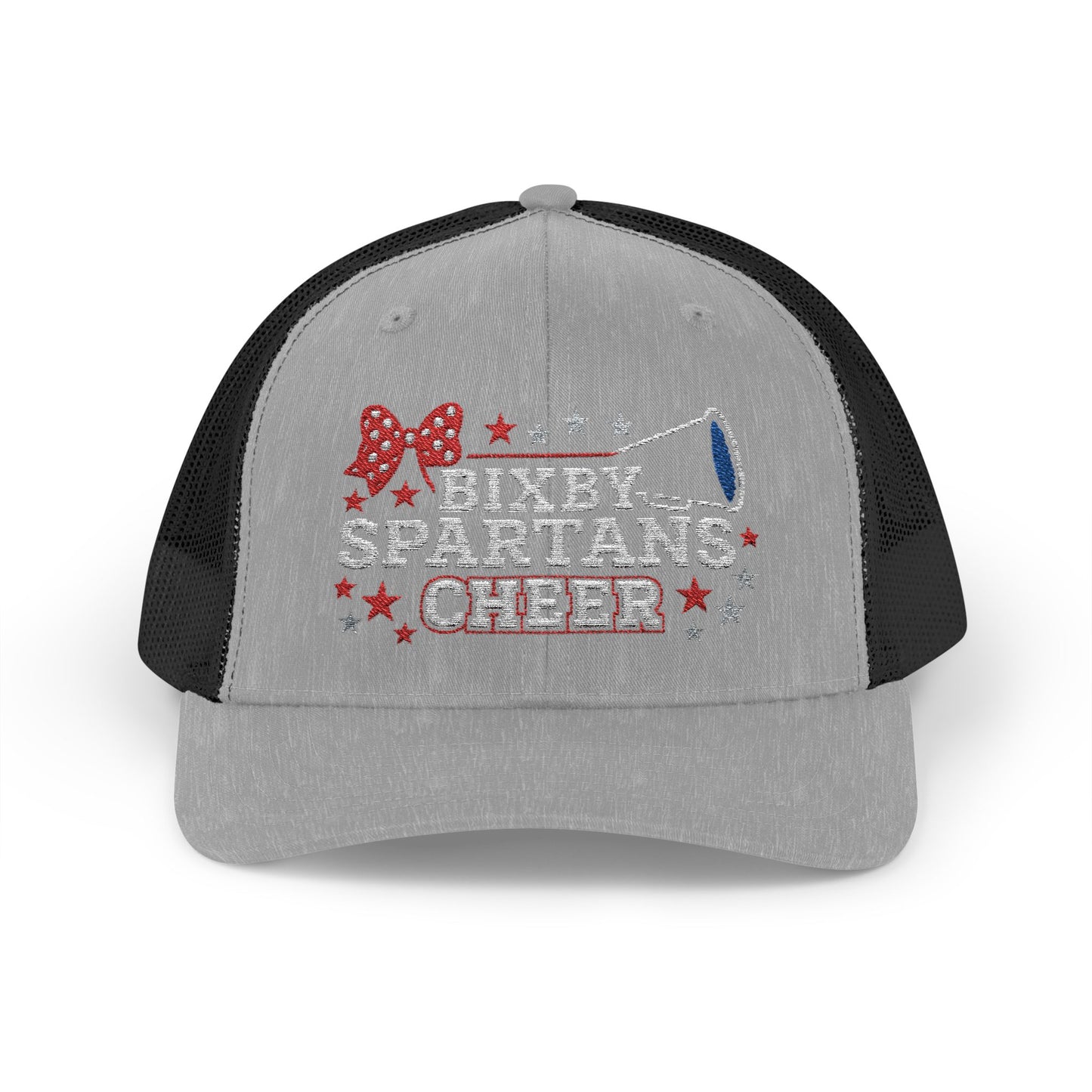 Bixby Spartans Cheer Embroidered Trucker Snapback