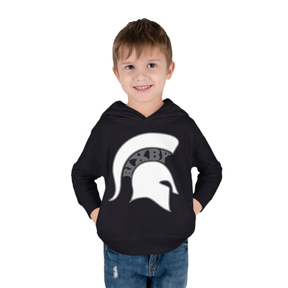 Bixby Spartans White Logo Toddler Rabbit Skins Hoodie