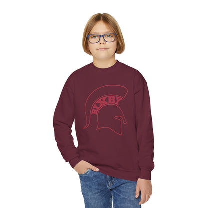 Youth Bixby Spartan Helmet Gildan Sweatshirt