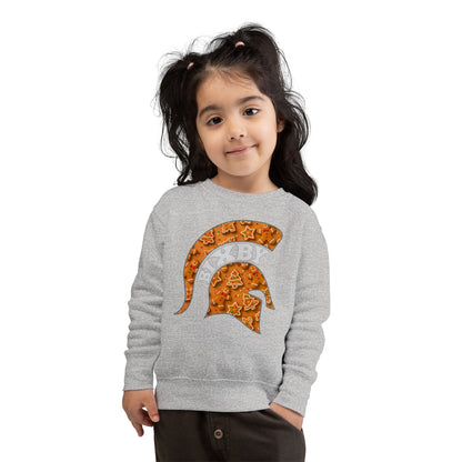 Bixby Spartan Gingerbread Toddler Rabbit Skins Sweatshirt