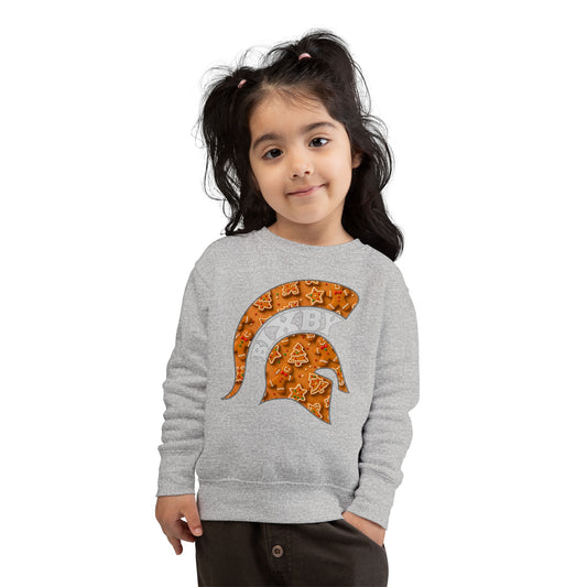 Bixby Spartan Gingerbread Toddler Rabbit Skins Sweatshirt