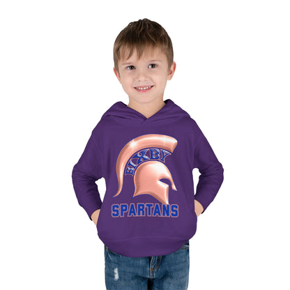 Bixby Spartans Metallic Rose Gold Toddler Rabbit Skins Hoodie