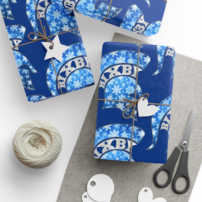 Bixby Spartan Winterfrost Wrapping Paper