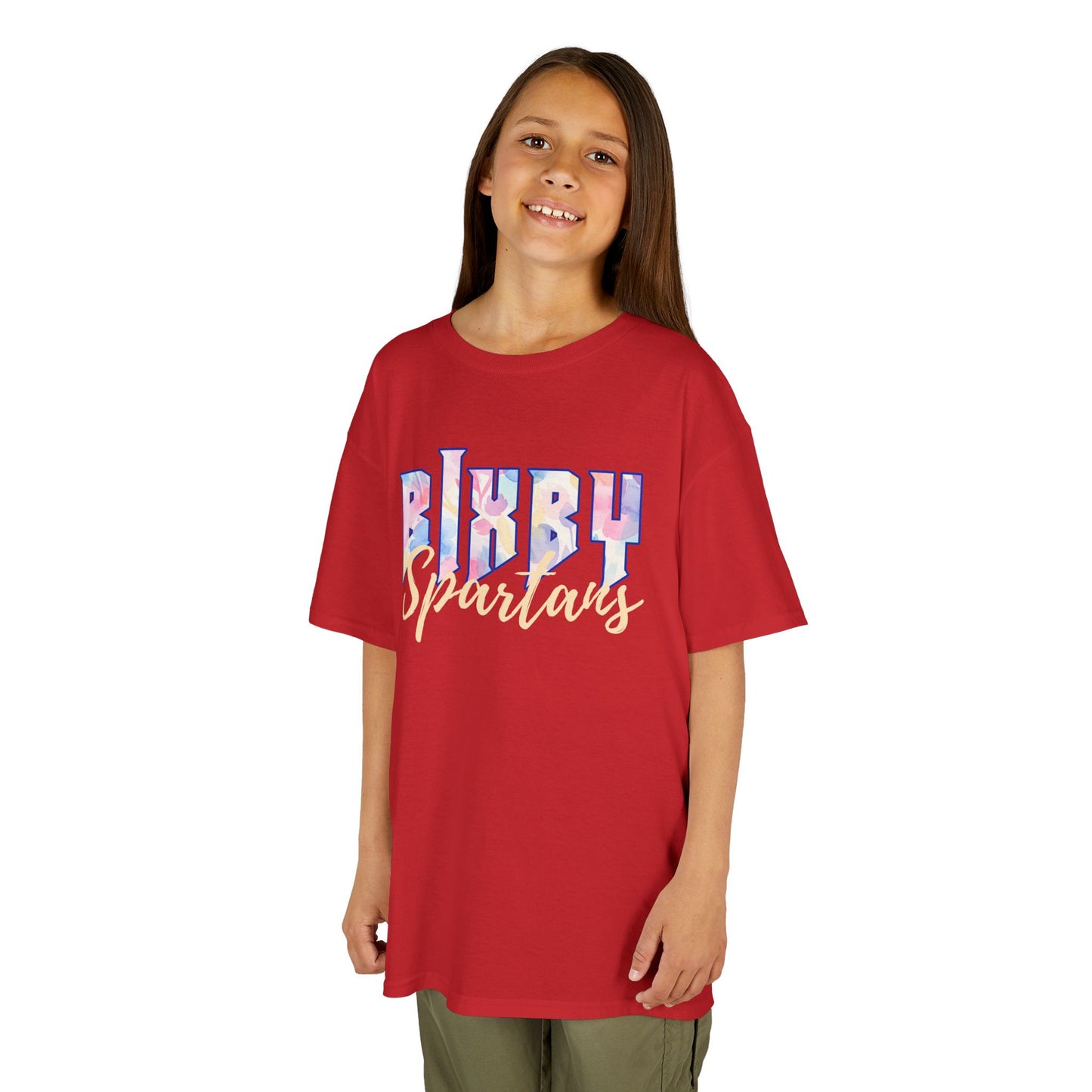 Bixby Spartans Retro Floral School Spirit