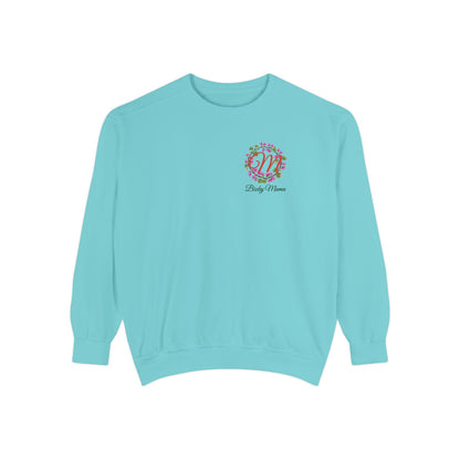 Bixby Mama Sweatshirt in Chalky Mint, front view