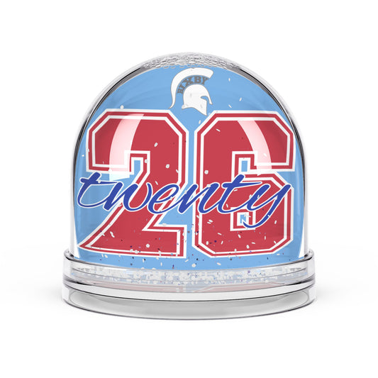 Spartan Senior Class 2026 Graduation Snow Globe