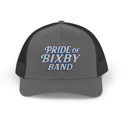 Pride of Bixby Band Embroidered Trucker Snapback