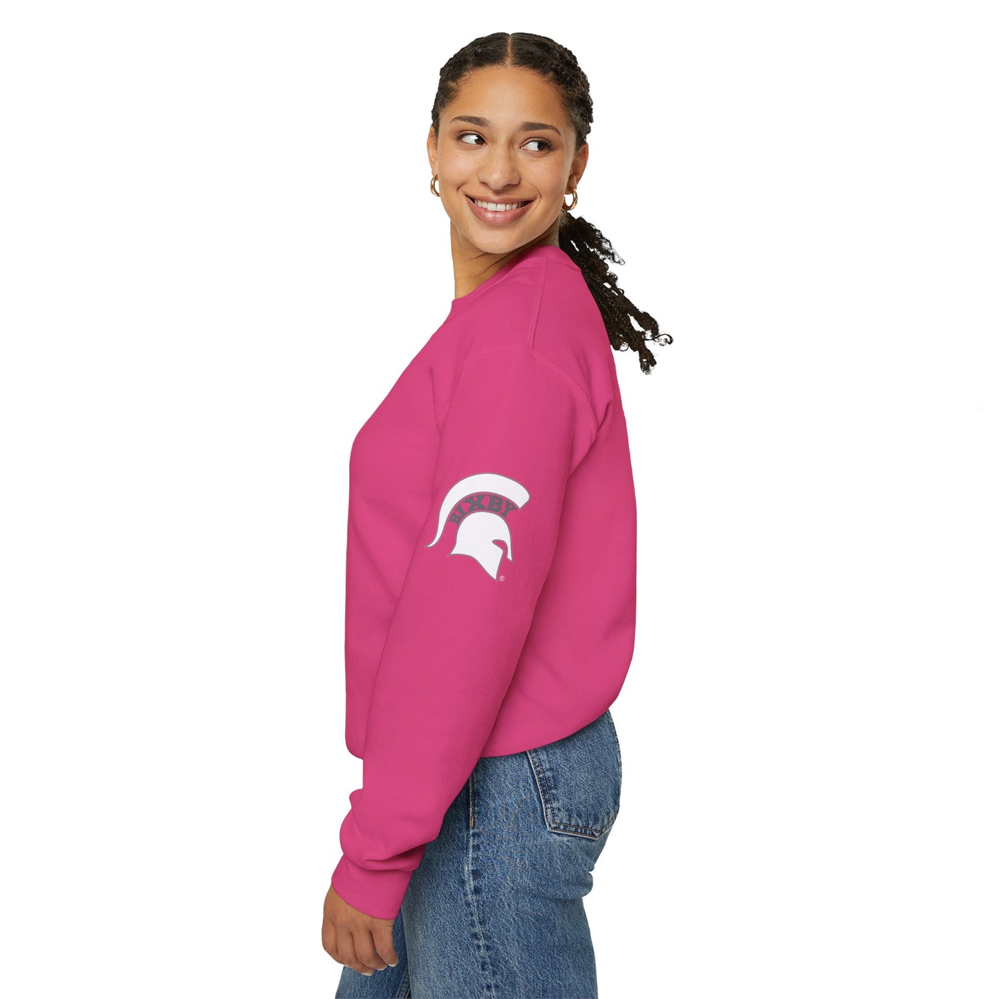 Vintage "B" Sweatshirt with Spartan Sleeve Logo