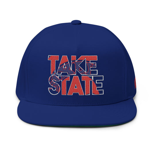 Spartan Football Embroidered Flat Bill Take State Hat