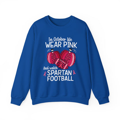 Wear Pink October Breast Cancer Awareness Gildan Sweatshirt