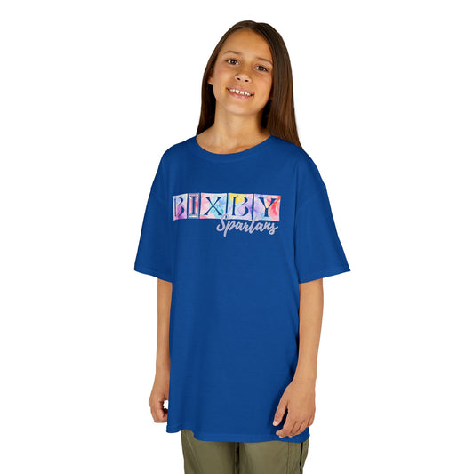 Bixby Spartans Boxy Floral Youth Tee