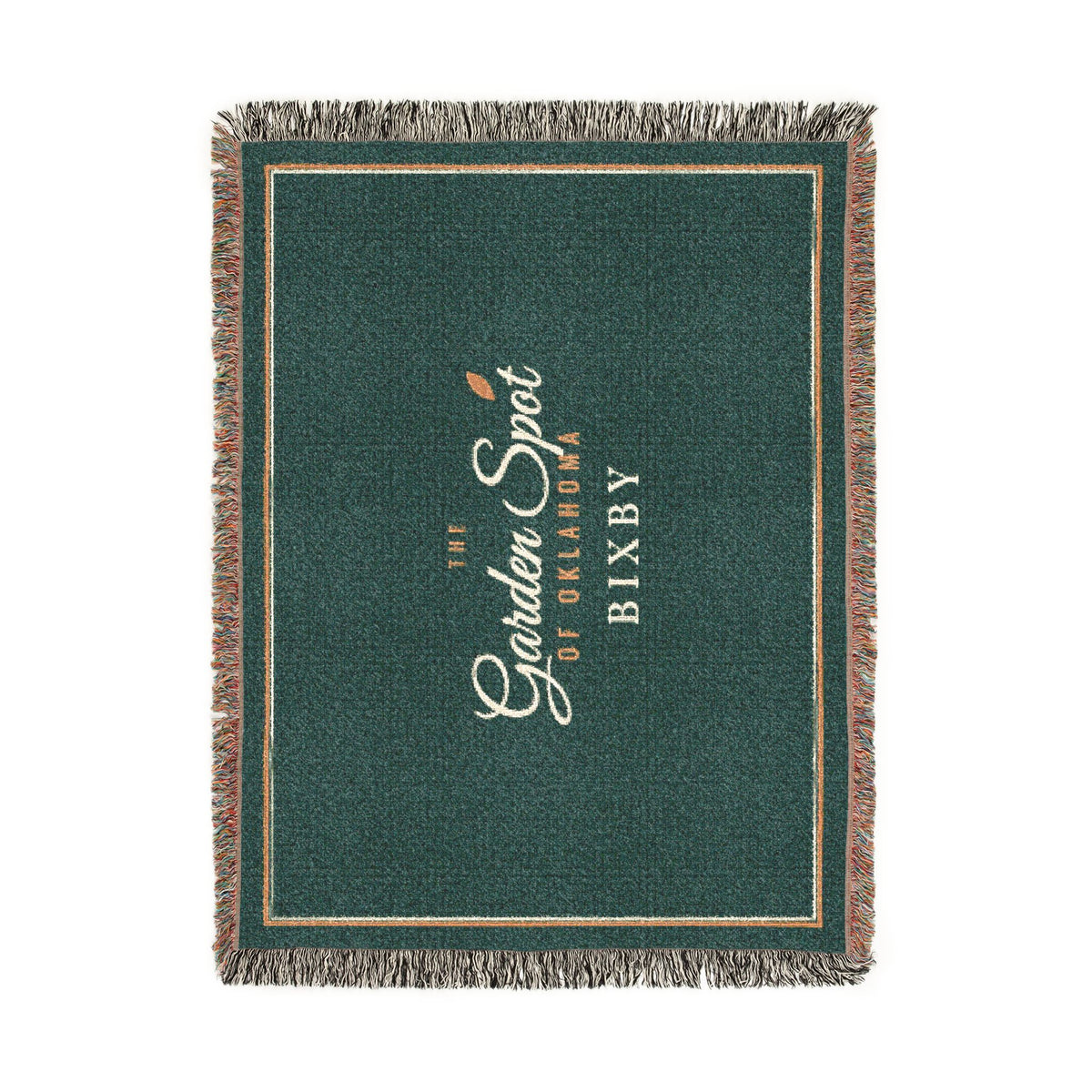 Garden Spot of Oklahoma Woven Throw Blanket