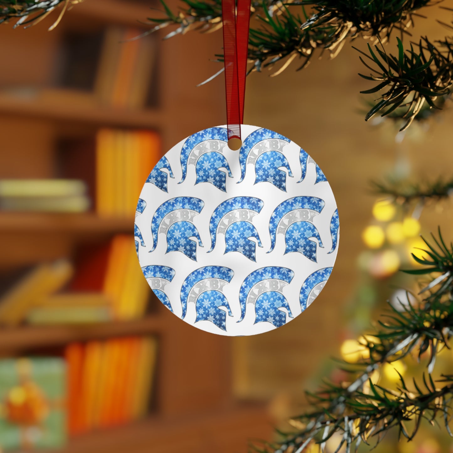 Spartan Winterfrost Metallic Christmas Tree Ornament