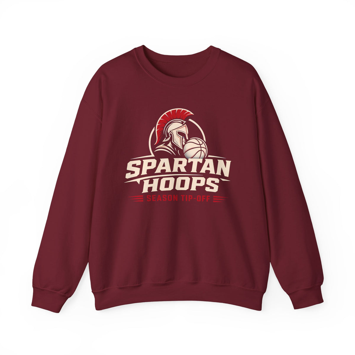 Bixby Spartans Hoops - Season Tip-Off Basketball Pullover Sweatshirt