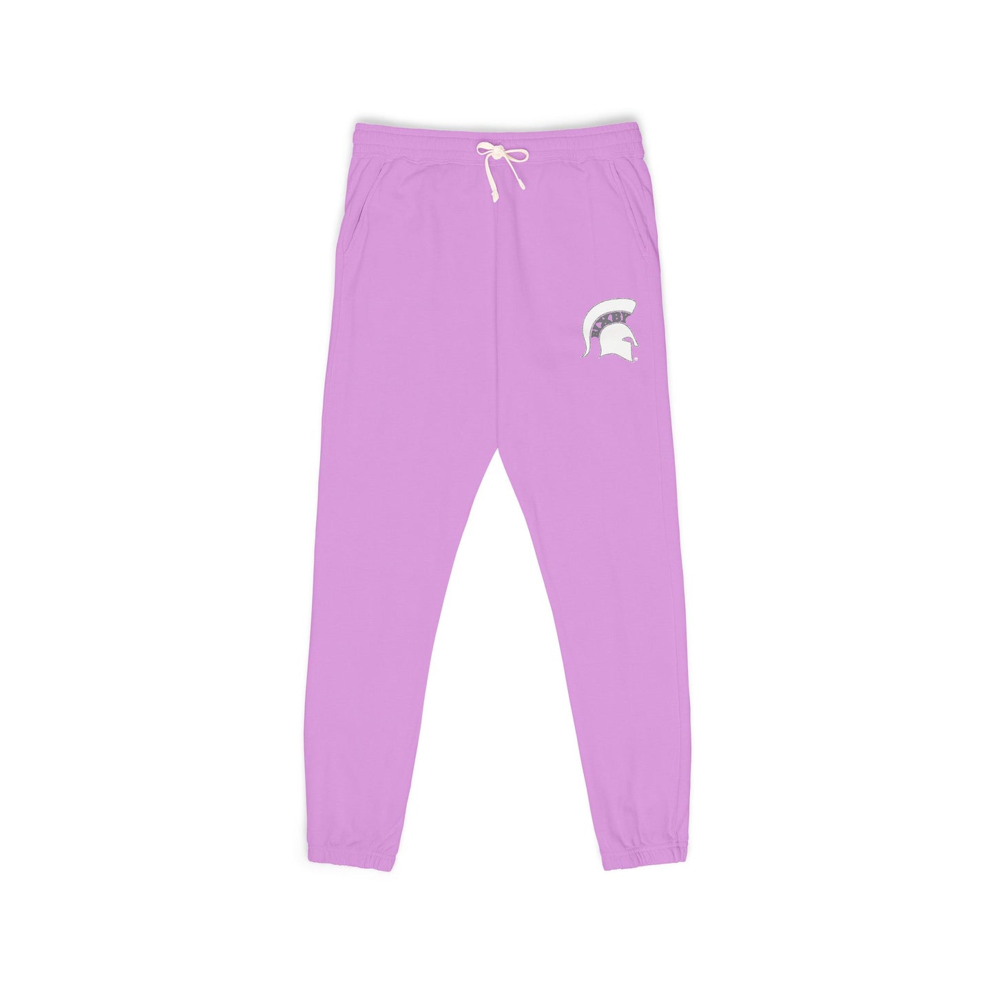 Spartan White Logo Premium Comfort Colors Sweatpants