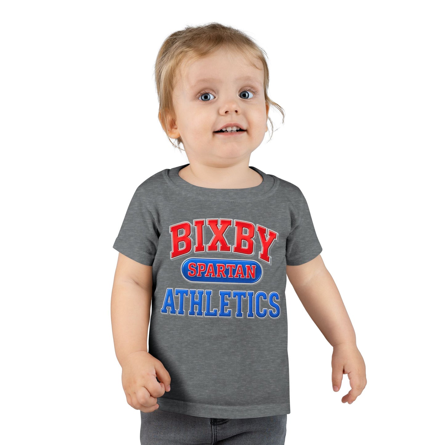 Bixby Spartan Athletics Metallic Toddler Tee