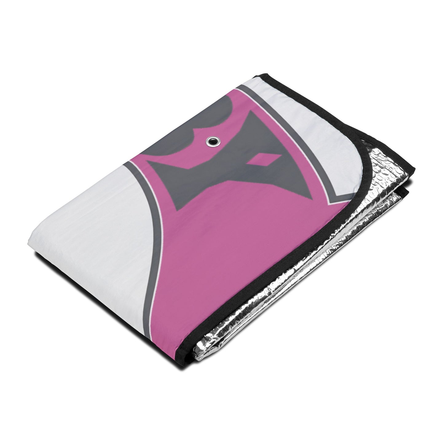 Bixby White Logo Pink Car Sun Shade