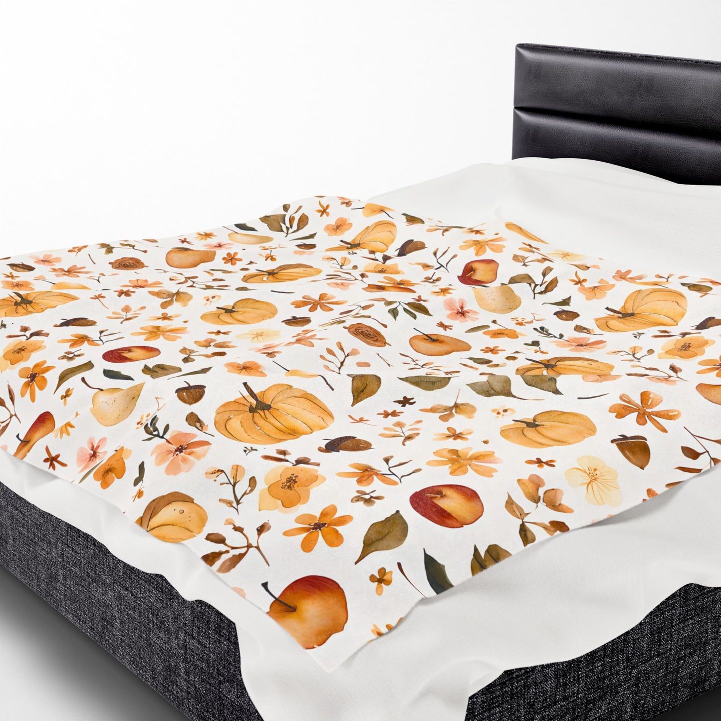 Autumn Vibes Velveteen Plush Blanket