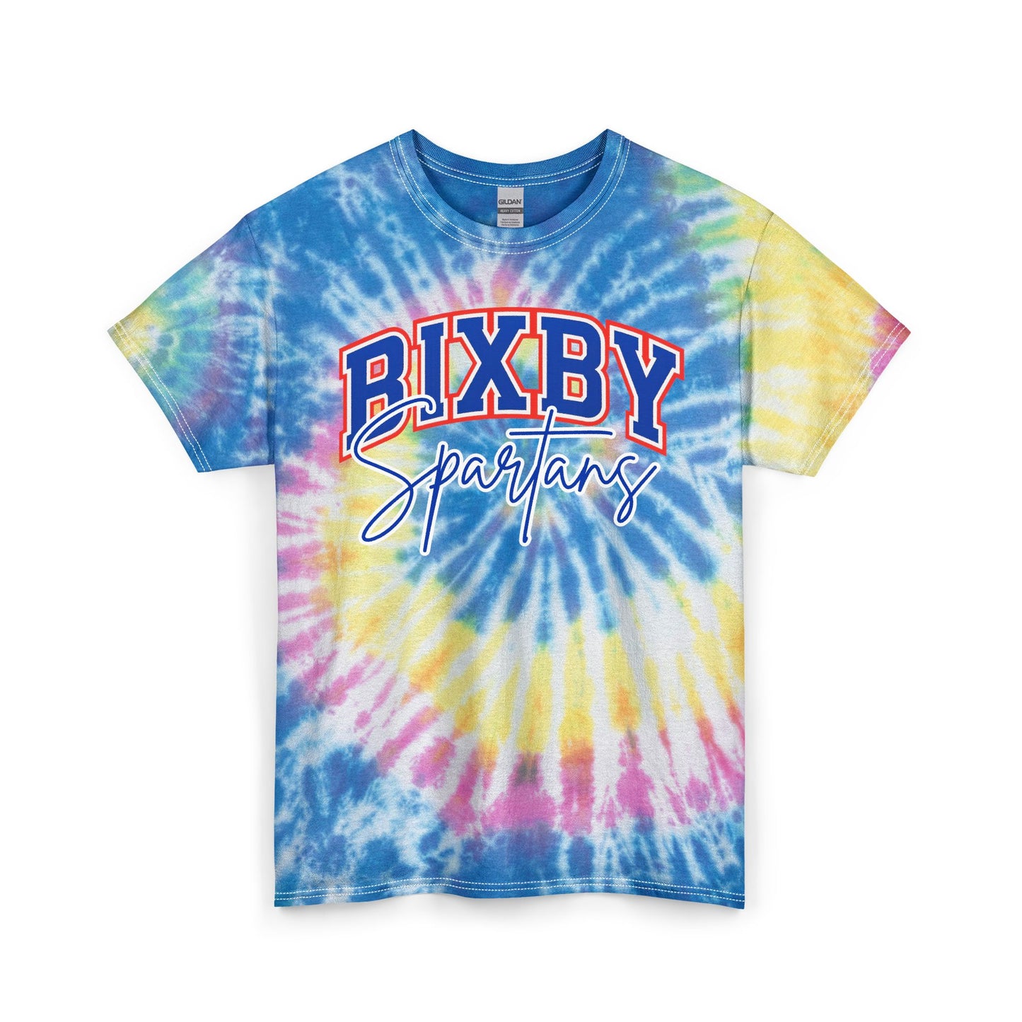 Bixby Spartans Gildan Tie-Dye Tee