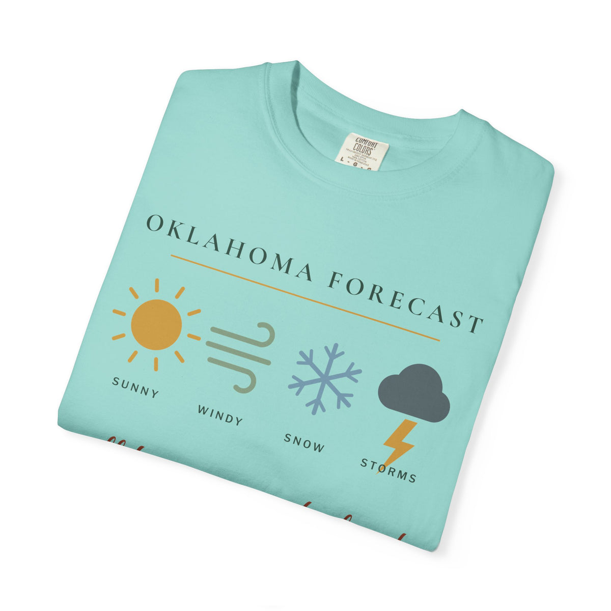 Oklahoma Forecast Tee | Comfort Colors