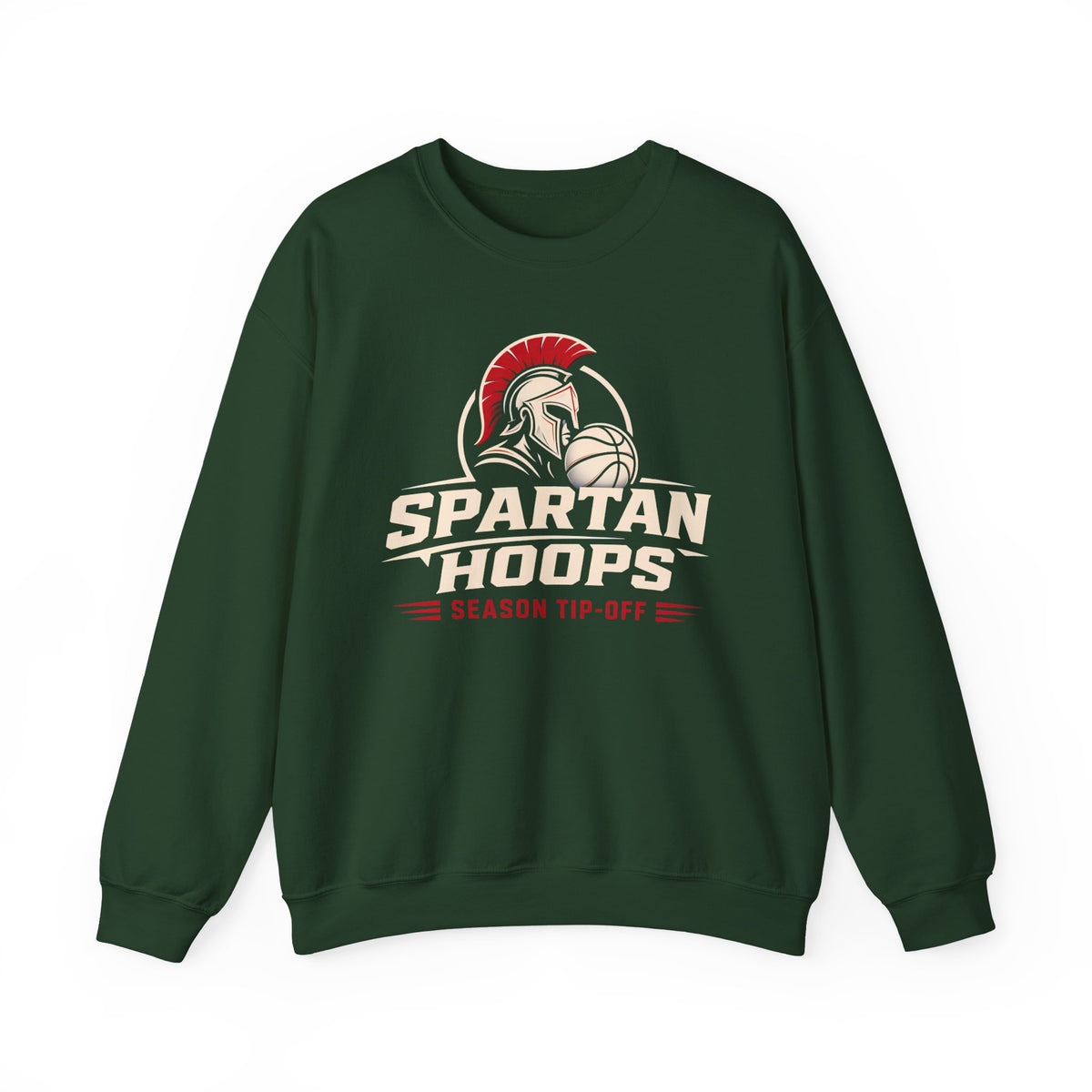 Bixby Spartans Hoops - Season Tip-Off Basketball Pullover Sweatshirt