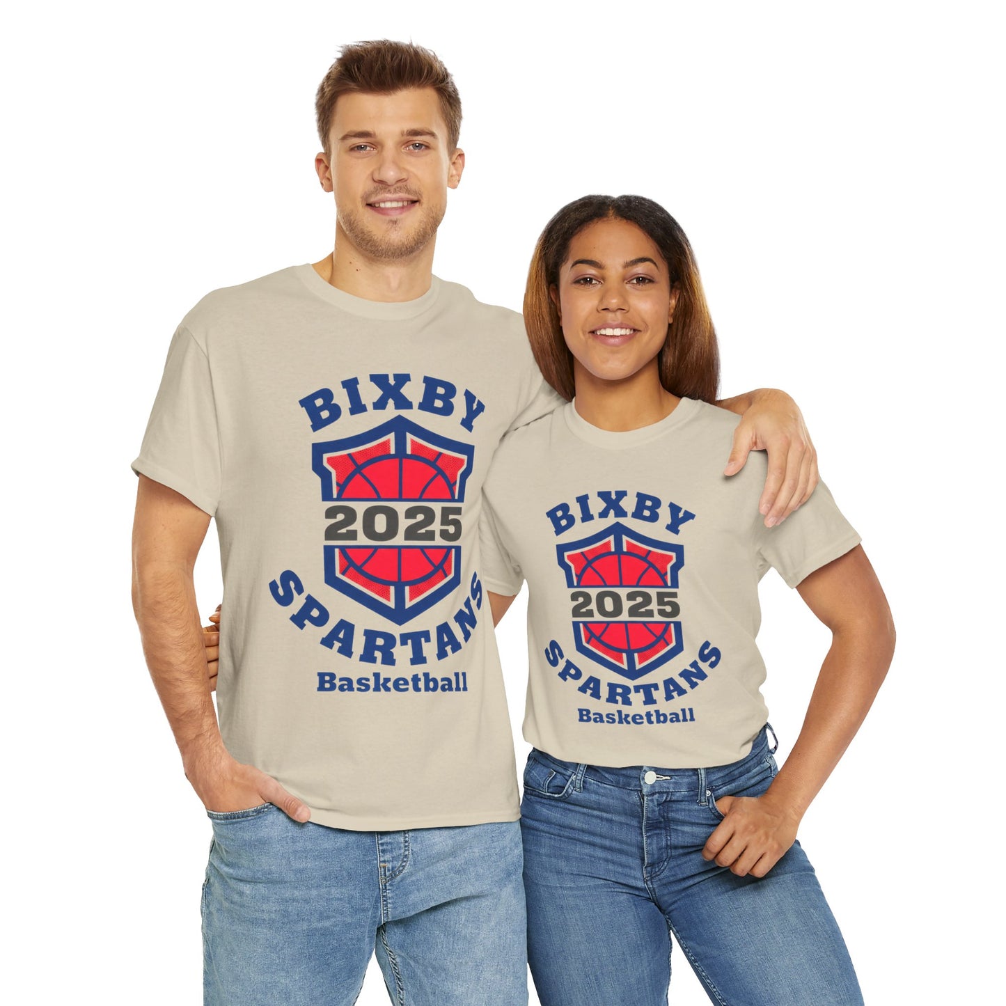 Bixby Spartans Basketball Gildan Tee