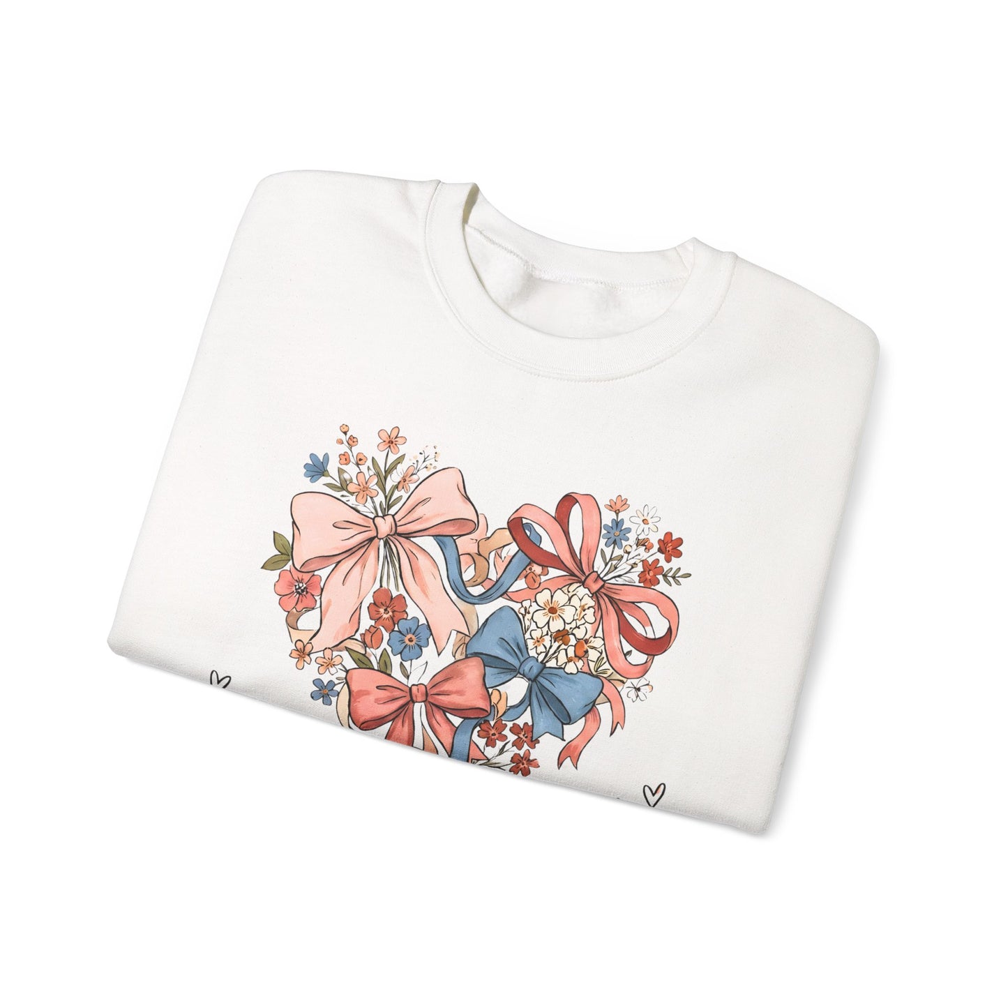 Spartans Have My Heart Floral Gildan Sweatshirt