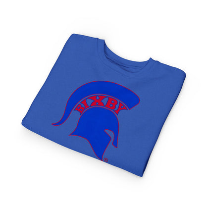 Bixby Spartan Blue Logo Toddler Rabbit Skins Sweatshirt