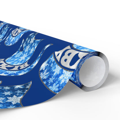Bixby Spartan Winterfrost Wrapping Paper