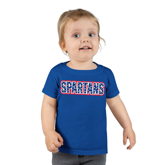 Spartans Patriotic Toddler Gildan Tee