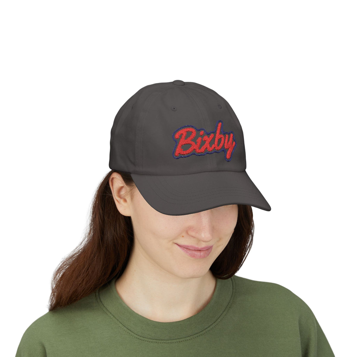 Bixby Spartans Retro Script Embroidered Dad Hat – Classic Adjustable Ball Cap