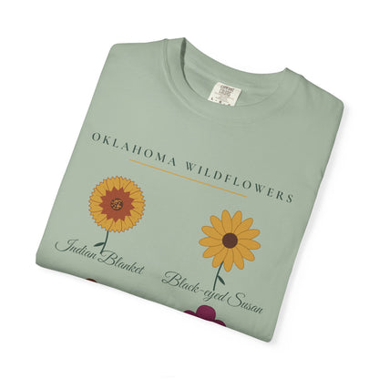 Oklahoma Wildflower Field Guide Tee | Comfort Colors