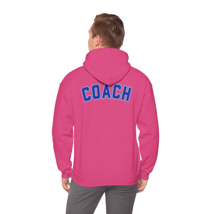 Bixby Spartans Basketball Gildan Hoodie with Back Coach Print
