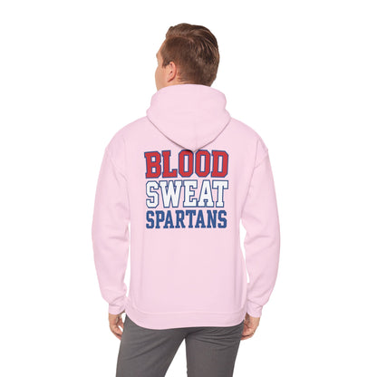 Blood Sweat Spartan Wrestling Gildan Hoodie