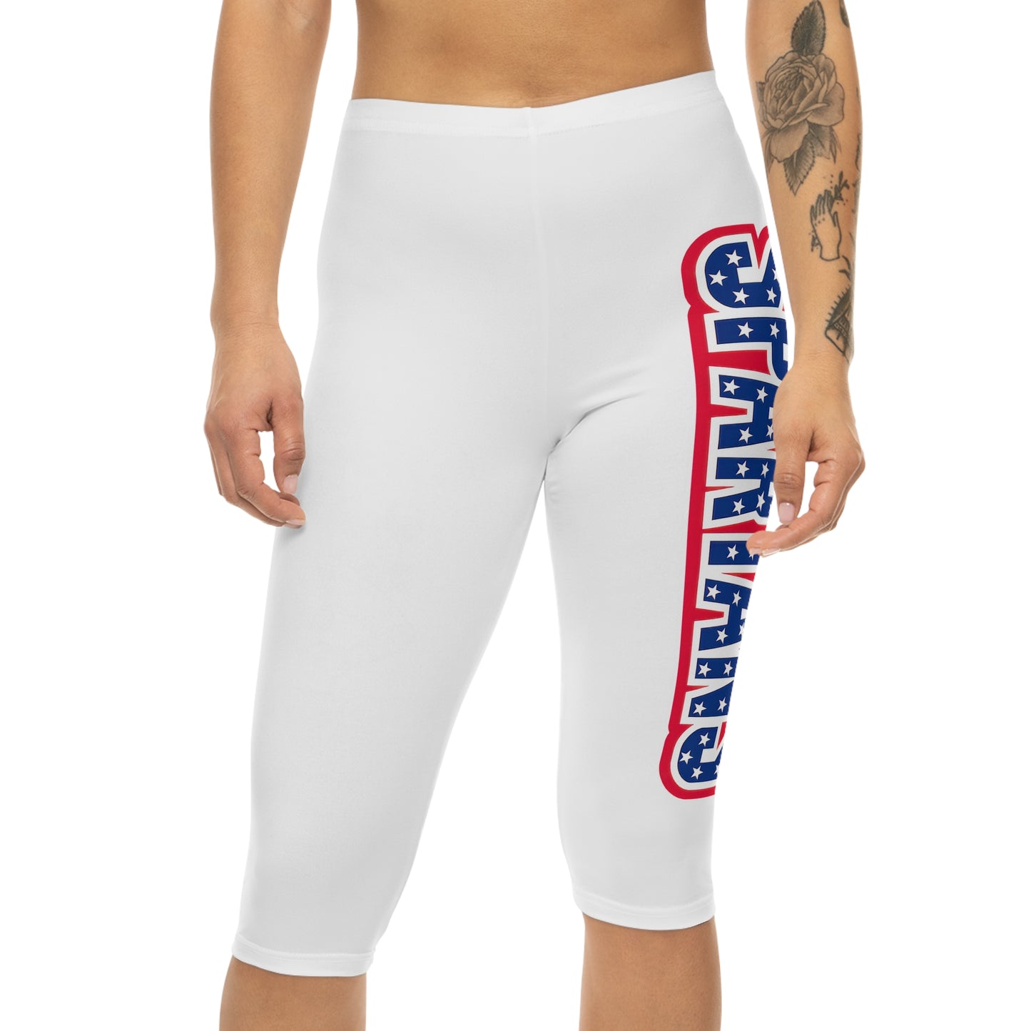 Spartans Patriotic Capri Leggings