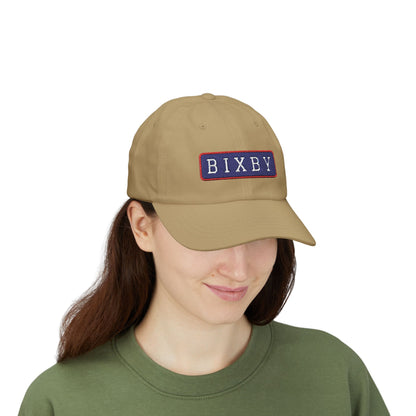 Bixby Spartans Embroidered Dad Hat, BIXBY Bar
