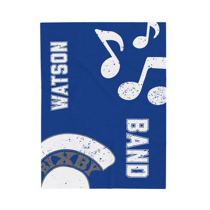 Pride of Bixby Band Velveteen Plush Blanket