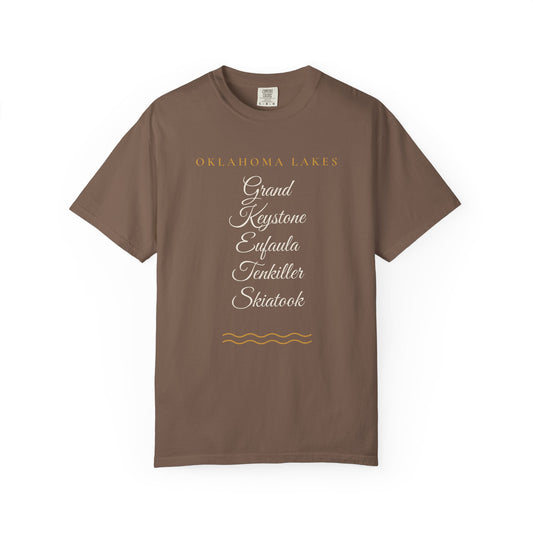 Oklahoma Lakes Tee | Comfort Colors