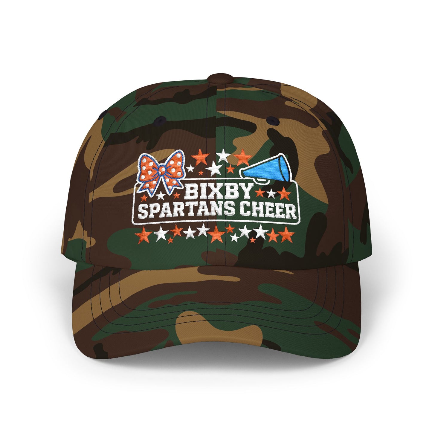 Bixby Spartans Cheer Embroidered Classic Ballcap