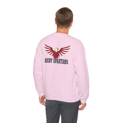 Bixby Spartan Patriotic Eagle with Spartan Logo and Sleeve Print