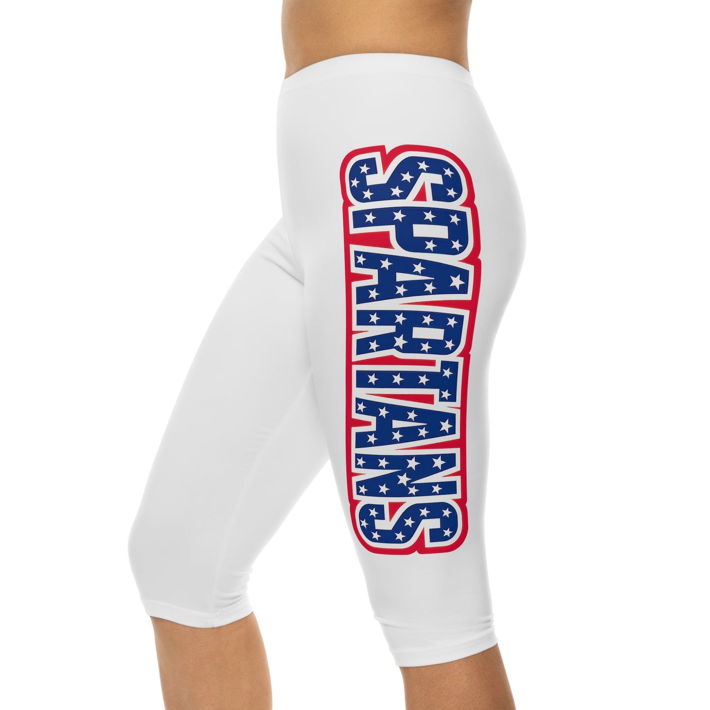 Spartans Patriotic Capri Leggings