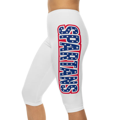 Spartans Patriotic Capri Leggings