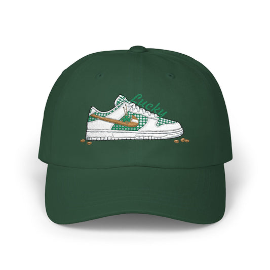 Embroidered Lucky Sneaker Dad Cap St. Patrick’s Day Casual Baseball Hat