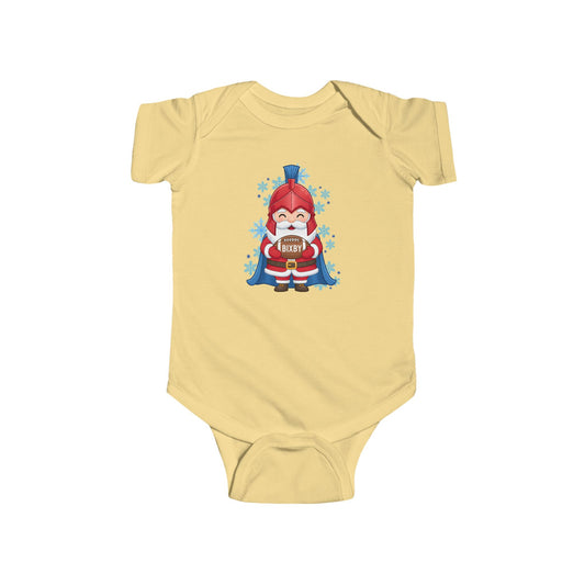 Spartan Football Santa Infant Rabbit Skins Onesie