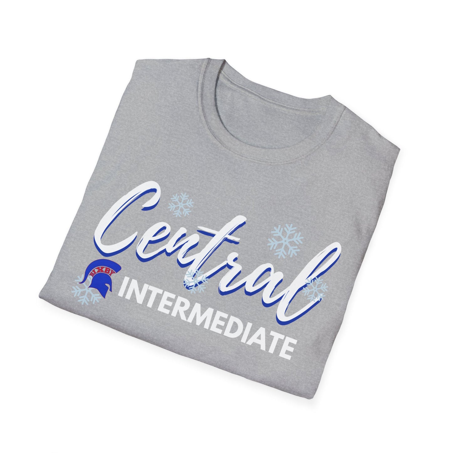 Bixby Spartan Central Intermediate Snow Day Softstyle Tee