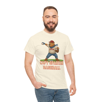 Capy Spartan Baseball Gildan Tee