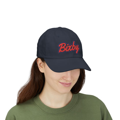 Bixby Spartans Retro Script Embroidered Dad Hat – Classic Adjustable Ball Cap