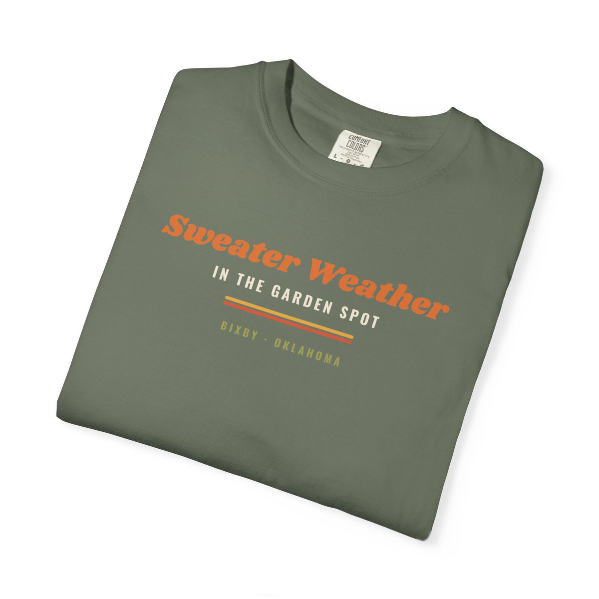 Sweater Weather in the Garden Spot Comfort Colors Tee
